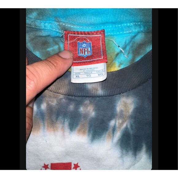 Vintage Jacksonville Jaguars Tie-Dye Long Sleeve - Picture 4 of 4